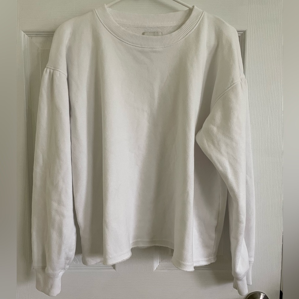 🦅AE EUC Drapey Crew Sweatshirt Size XS